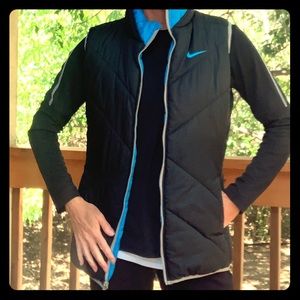 Nike reversible puff vest- fits Womens Medium